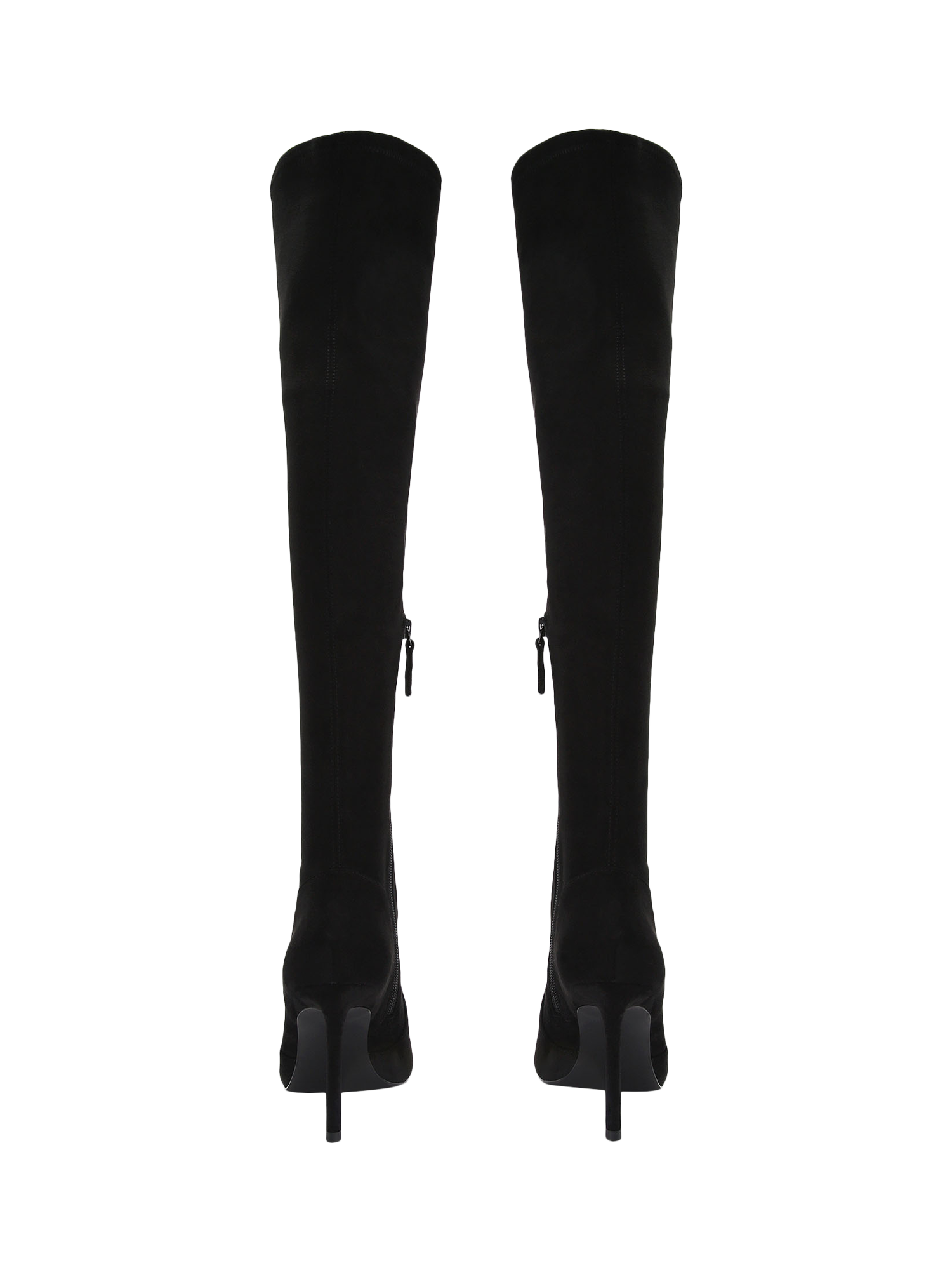 Product image 4 of 5, which shows KG Kurt Geiger Sweetie Suede Over the Knee Boots, Black, 3