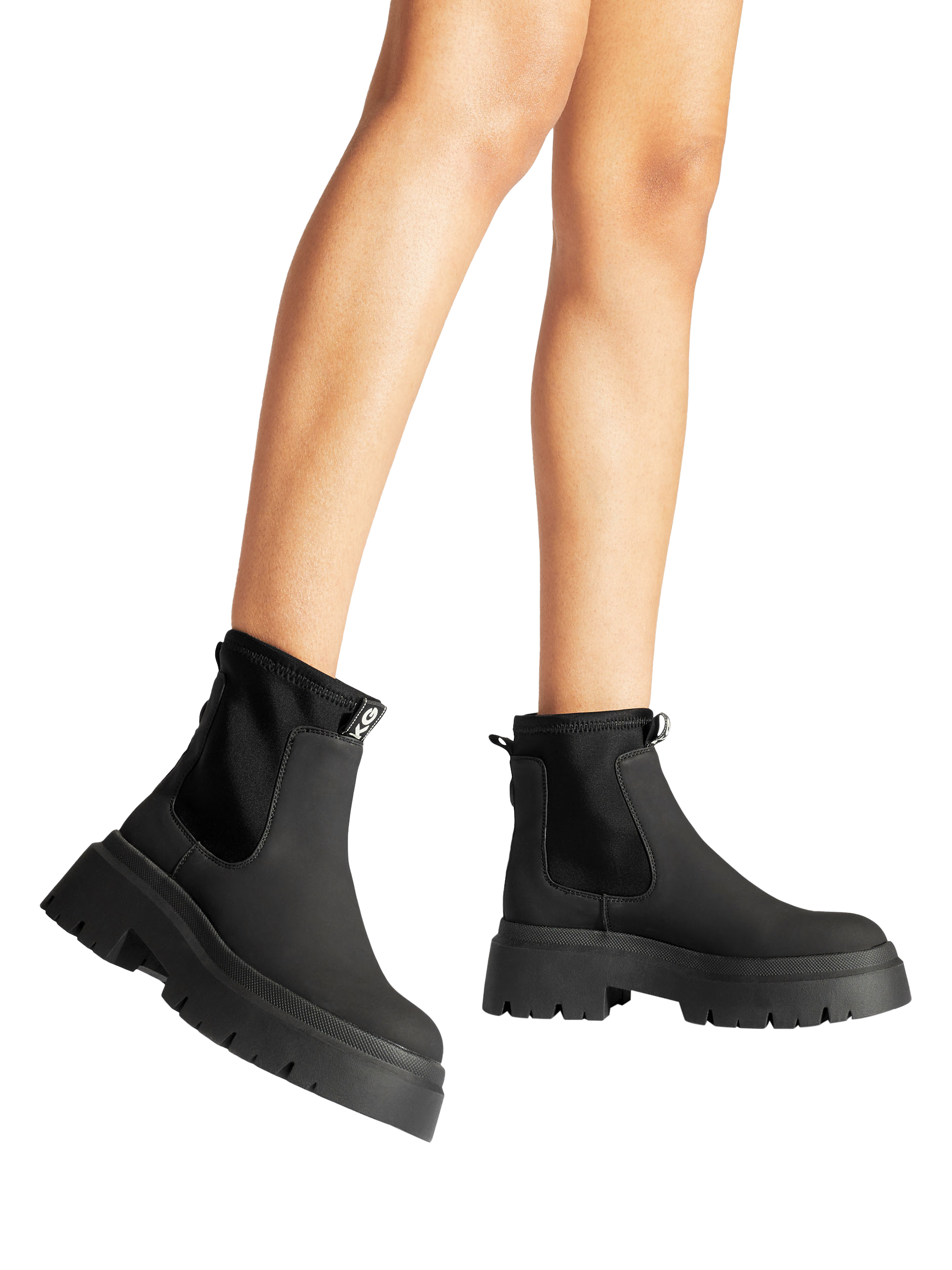 Product image 2 of 5, which shows KG Kurt Geiger Thea 2 Ankle Boots, Black, 2