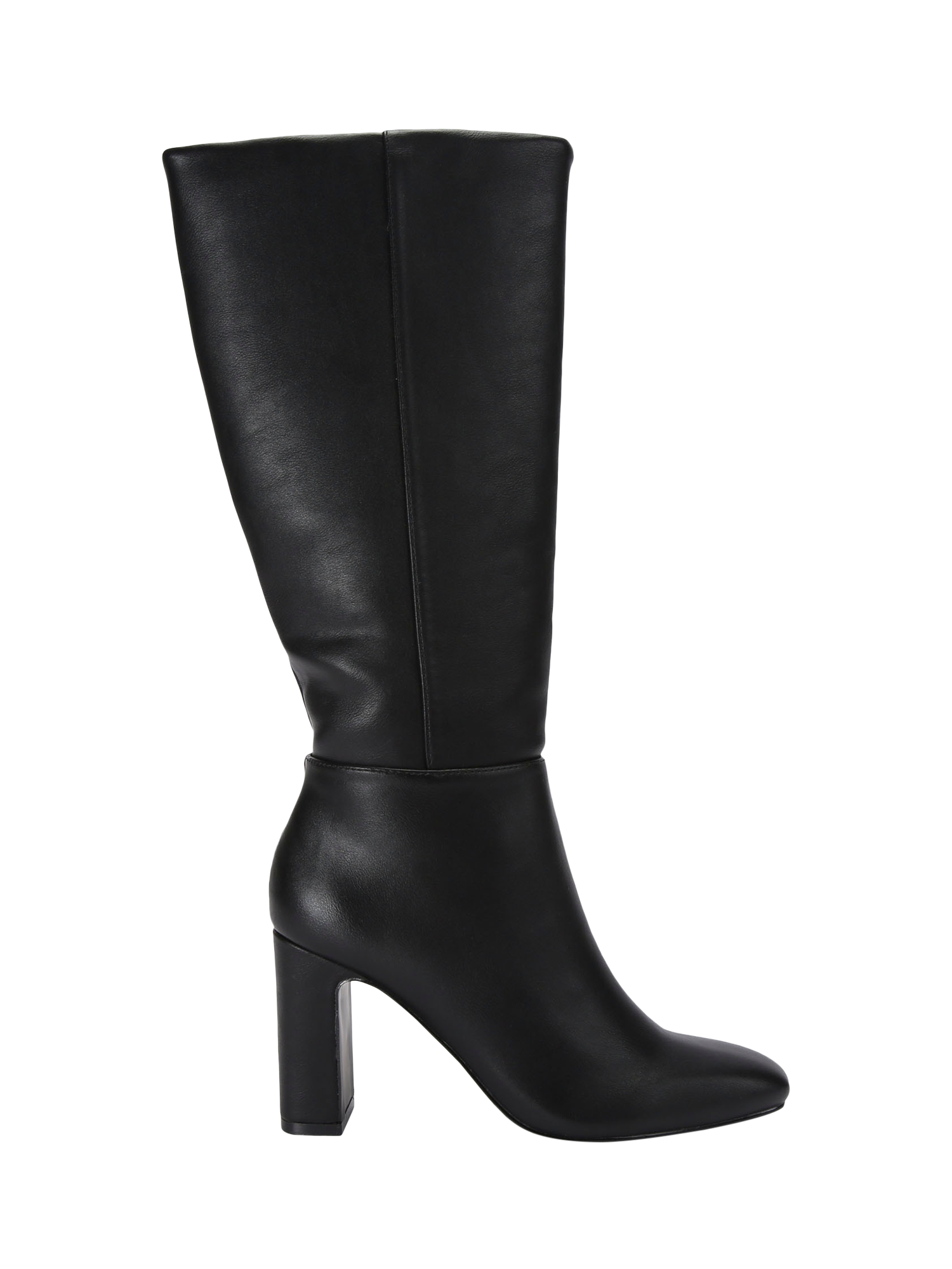 KG Kurt Geiger Titan Block Heel Calf Boots Black