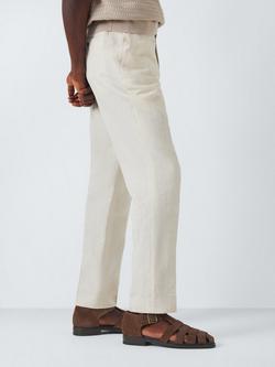 John Lewis Gurka Suede Buckle Strappy Sandals, Gognac - view 2, Gognac