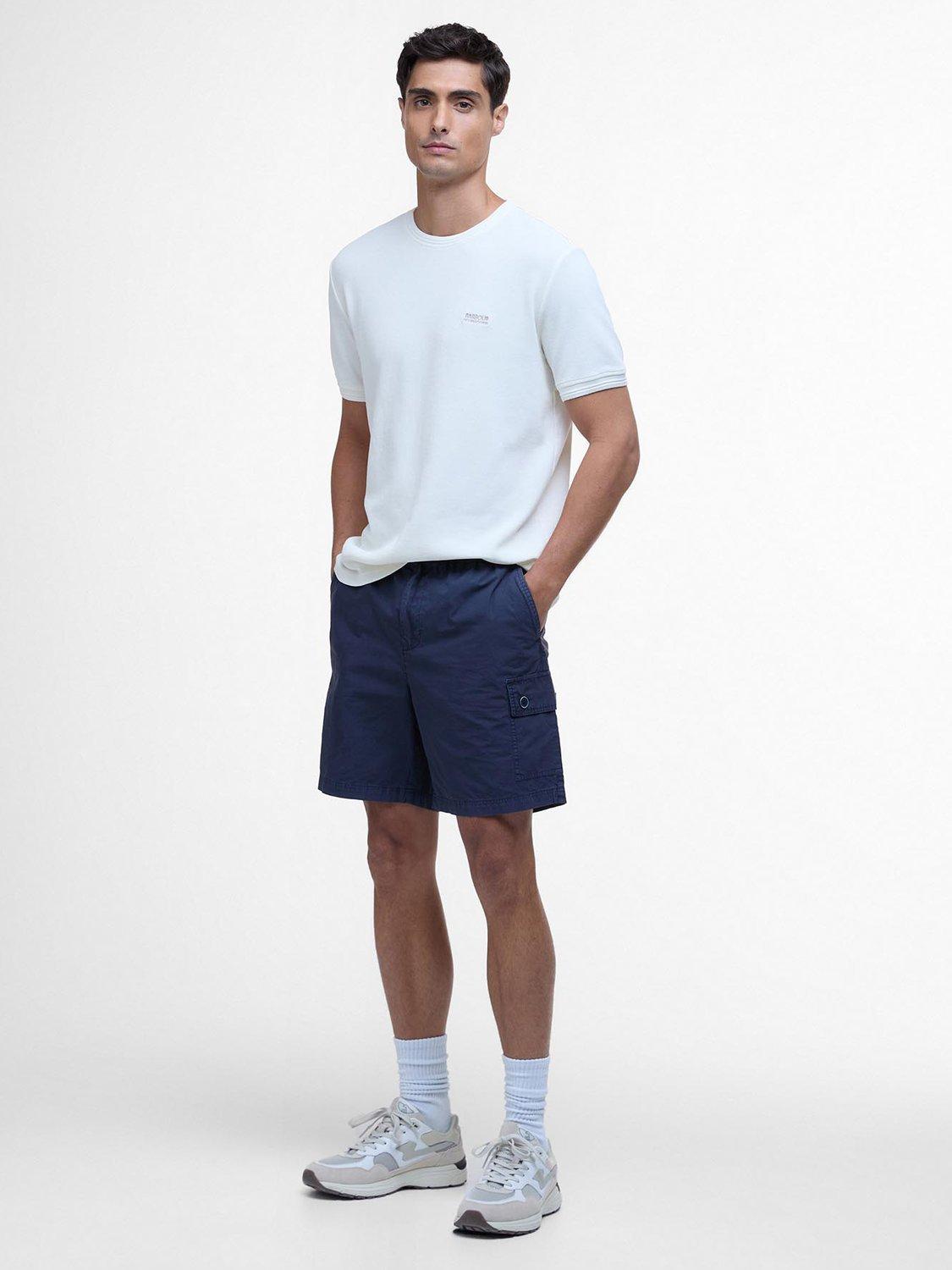 Barbour International Kenneth Cotton Cargo Shorts, Navy