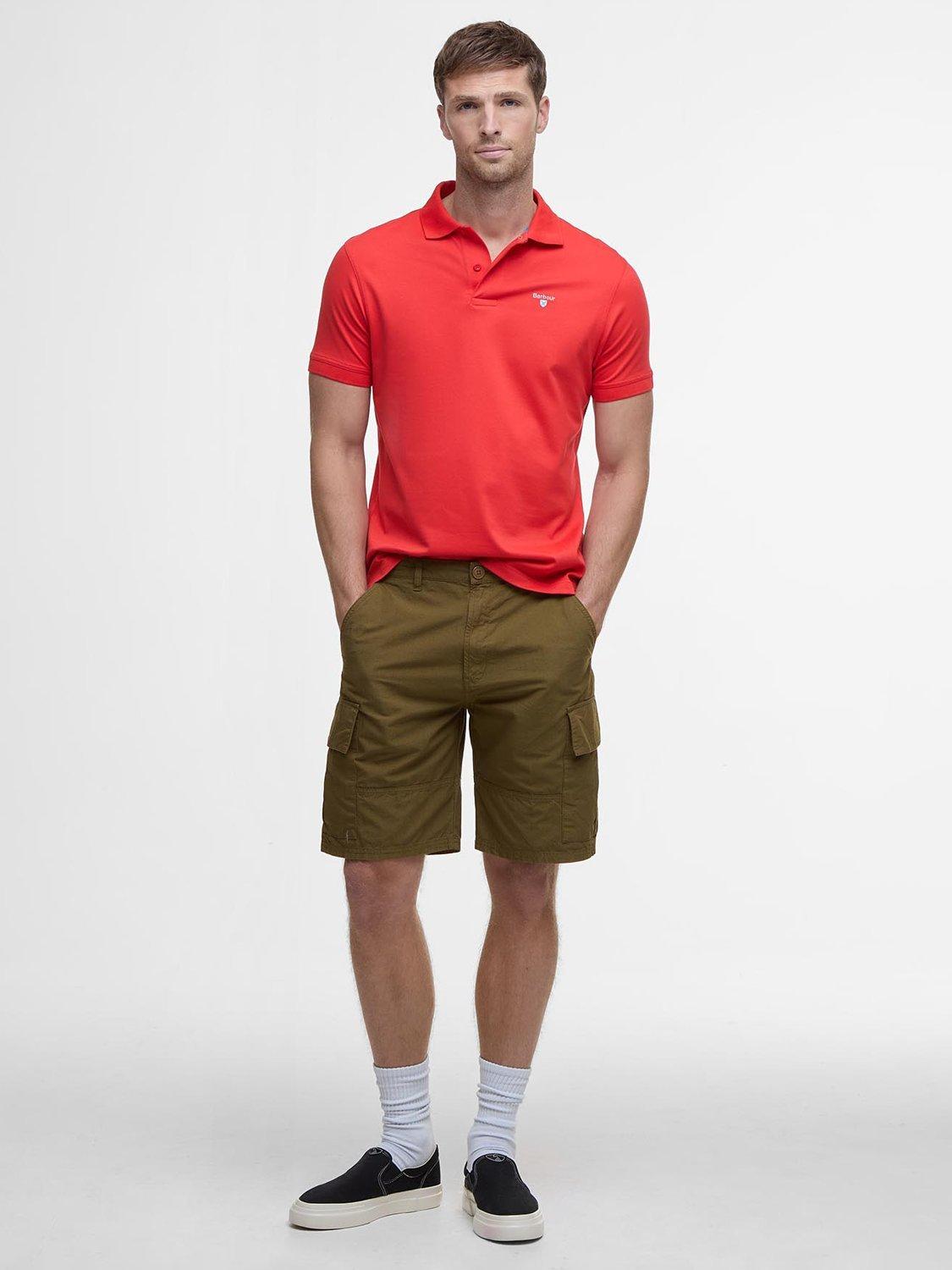 Barbour Ripstop Cargo Shorts, Light Sage
