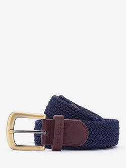 Barbour Stretch Webbing Belt, Navy, Navy