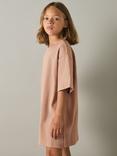 Reiss Kids' Camryn T-Shirt Dress, Mink