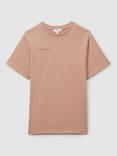 Reiss Kids' Camryn T-Shirt Dress, Mink