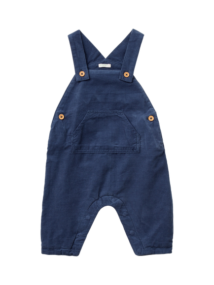 Benetton Kids' Solid Corduroy Dungarees, Air Force Blue