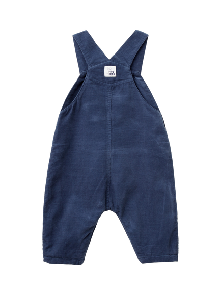 Benetton Kids' Solid Corduroy Dungarees - view 2, Air Force Blue