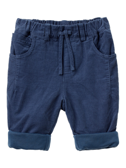 Benetton Kids' Corduroy Trousers, Air Force Blue, Air Force Blue