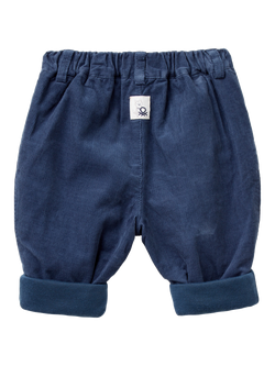 Benetton Kids' Corduroy Trousers, Air Force Blue - view 2, Air Force Blue