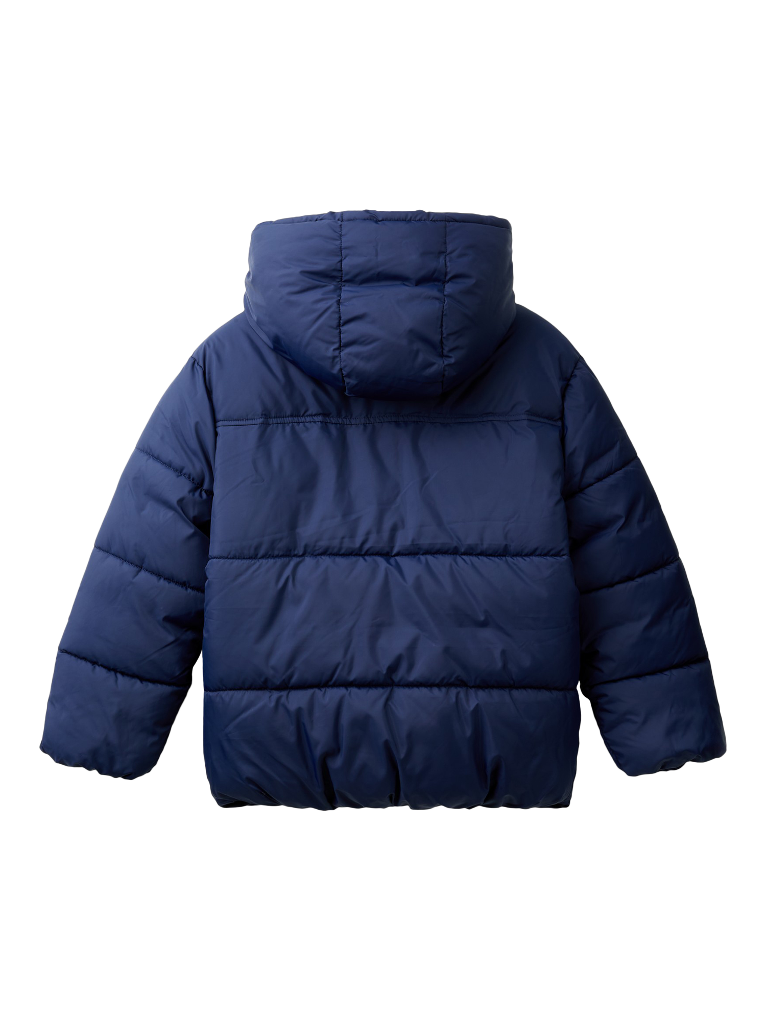 Product image 2 of 3, which shows Benetton Kids' Eco Feather Puffer Jacket, Night Blue, 6-7 years