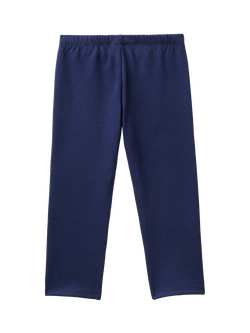 Benetton Kids' Regular Fit Brushed Leggings - view 2, Night Blue