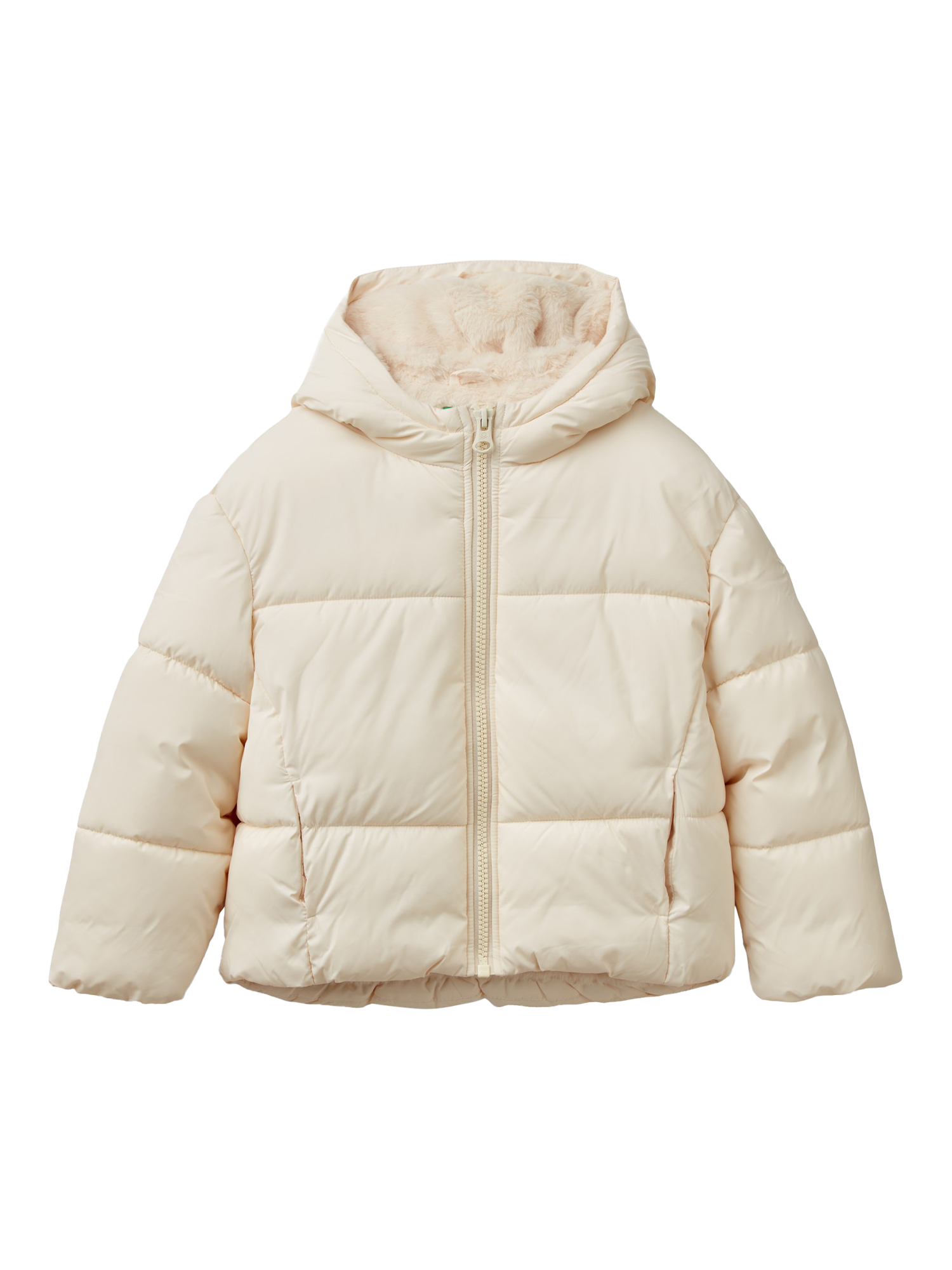 Benetton Kids' Puffer Jacket, Sand