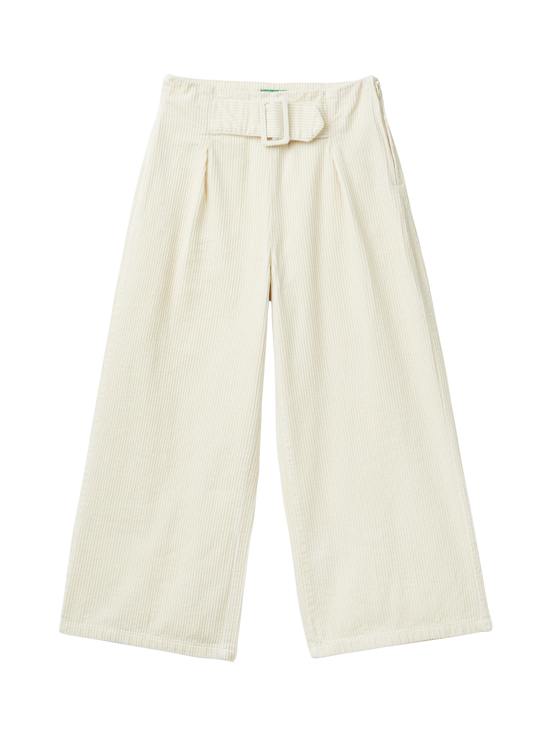 Benetton Kids' Wide-Fit Corduroy Trousers, Sand