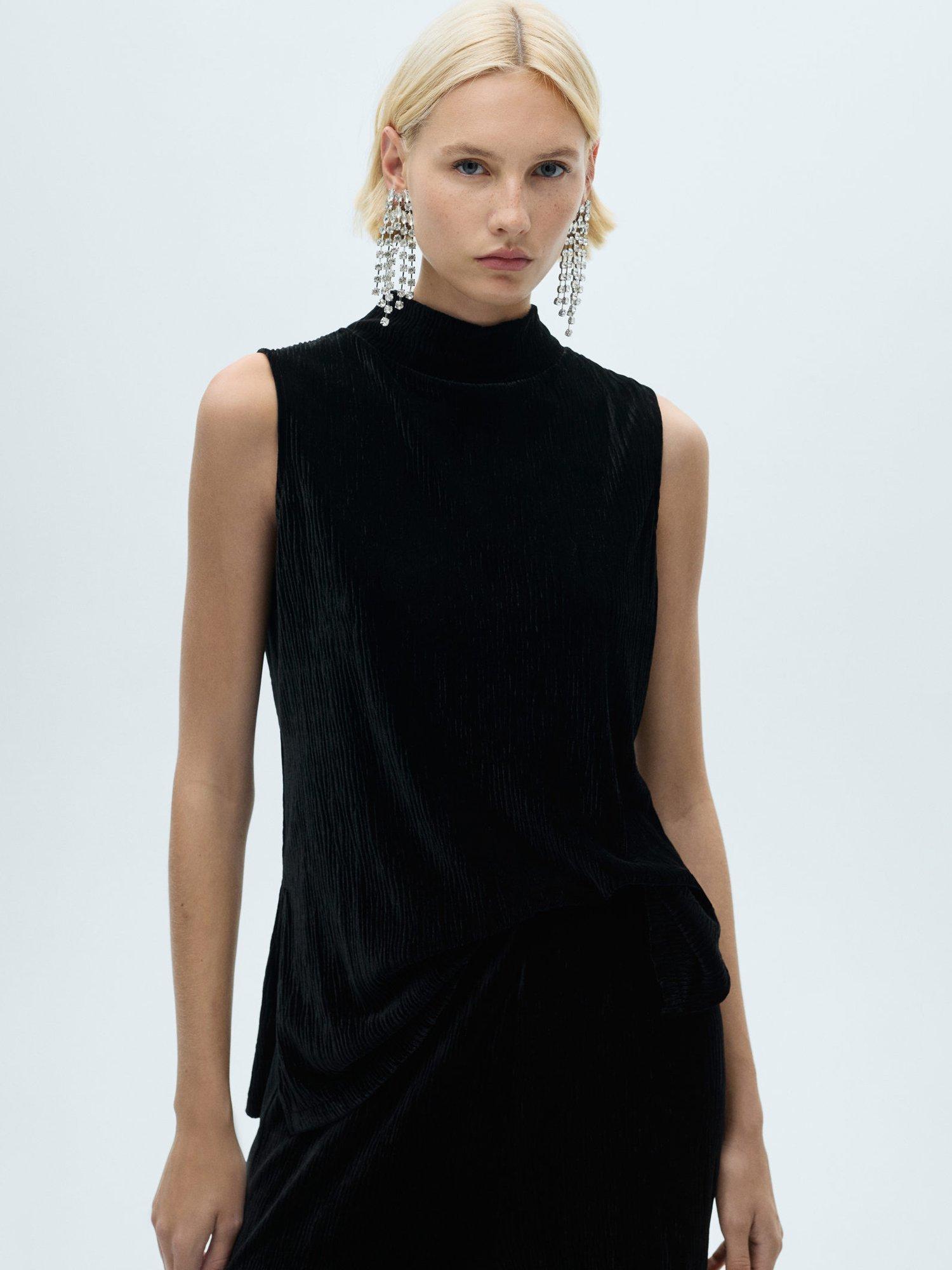 Mango Xmarte Shine Sleeveless Top