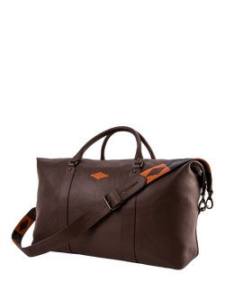 Pampeano Caballero Leather Bag, Brown/Orange