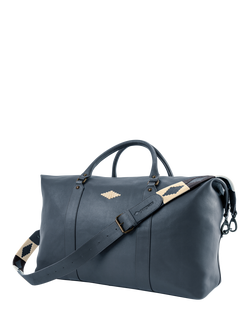 Pampeano Caballero Leather Bag, Navy/Cream