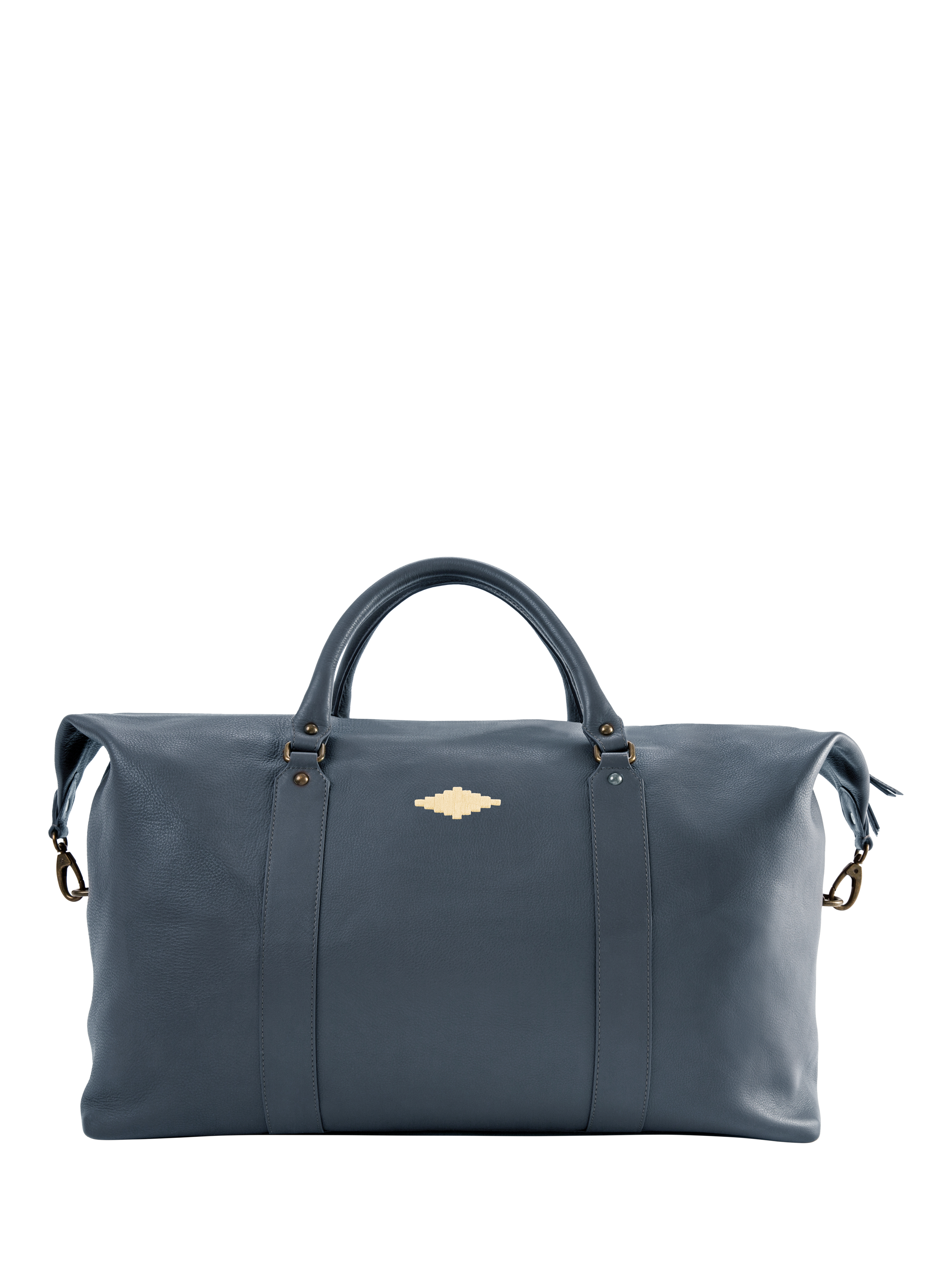 Product image 2 of 2, which shows Pampeano Caballero Leather Bag, Navy/Cream, One Size