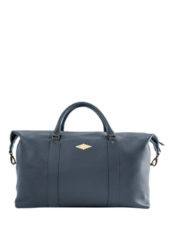 Pampeano Caballero Leather Bag - view 2, Navy/Cream