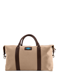 Pampeano Caballero Leather & Canvas Bag, Sand/Blue