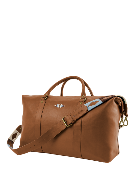 Pampeano Caballero Leather Bag, Tan