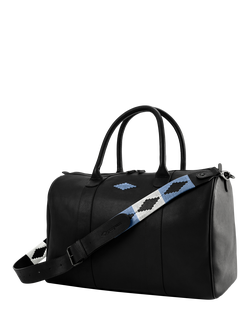 Pampeano Varon Leather Bag, Black, Black