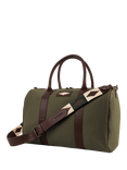 Pampeano Varon Leather & Canvas Bag, Green