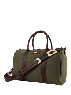 Pampeano Varon Leather & Canvas Bag, Green