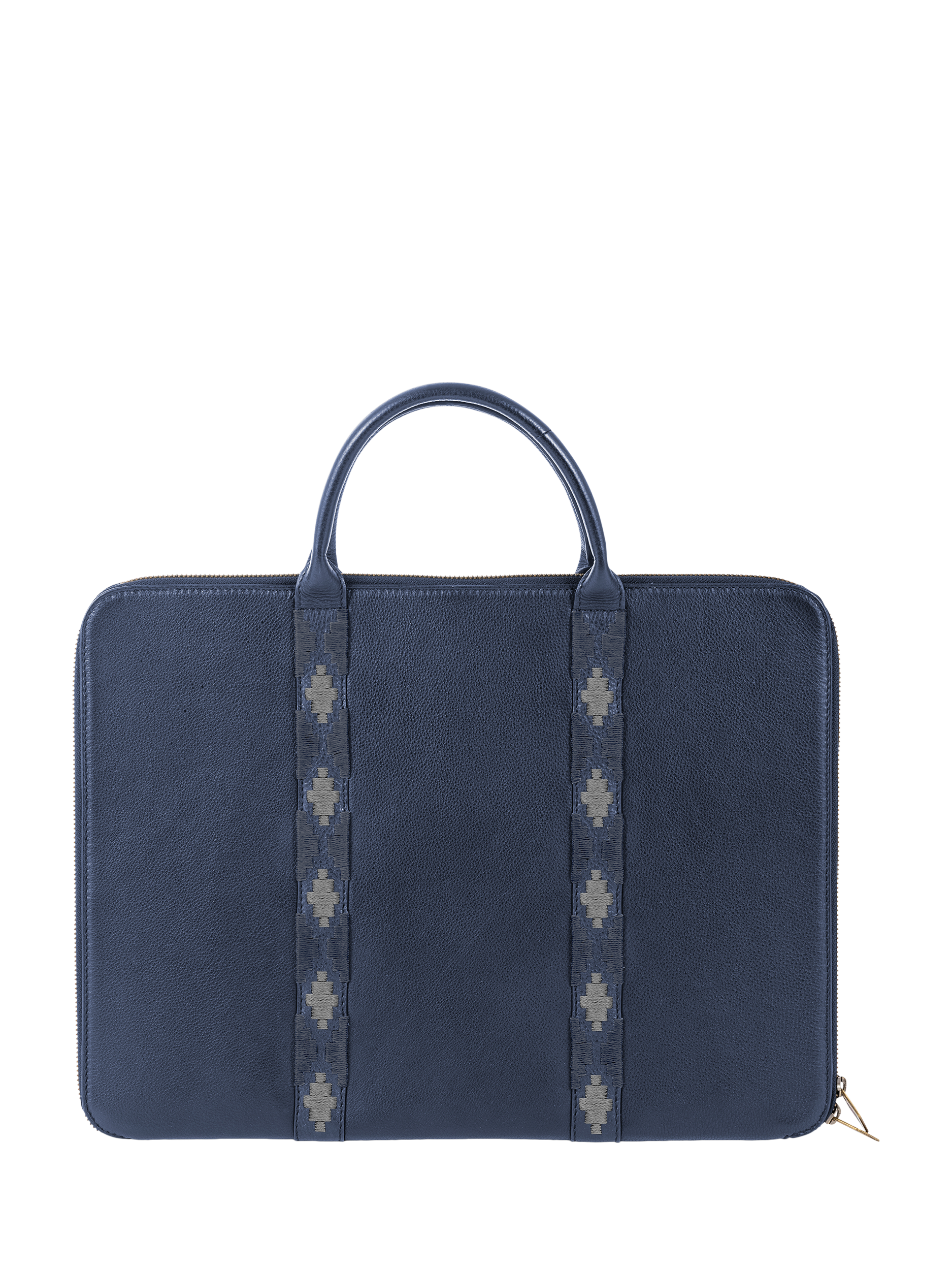 Product image 1 of 2, which shows Pampeano Empresario Leather Briefcase, Blue, One Size