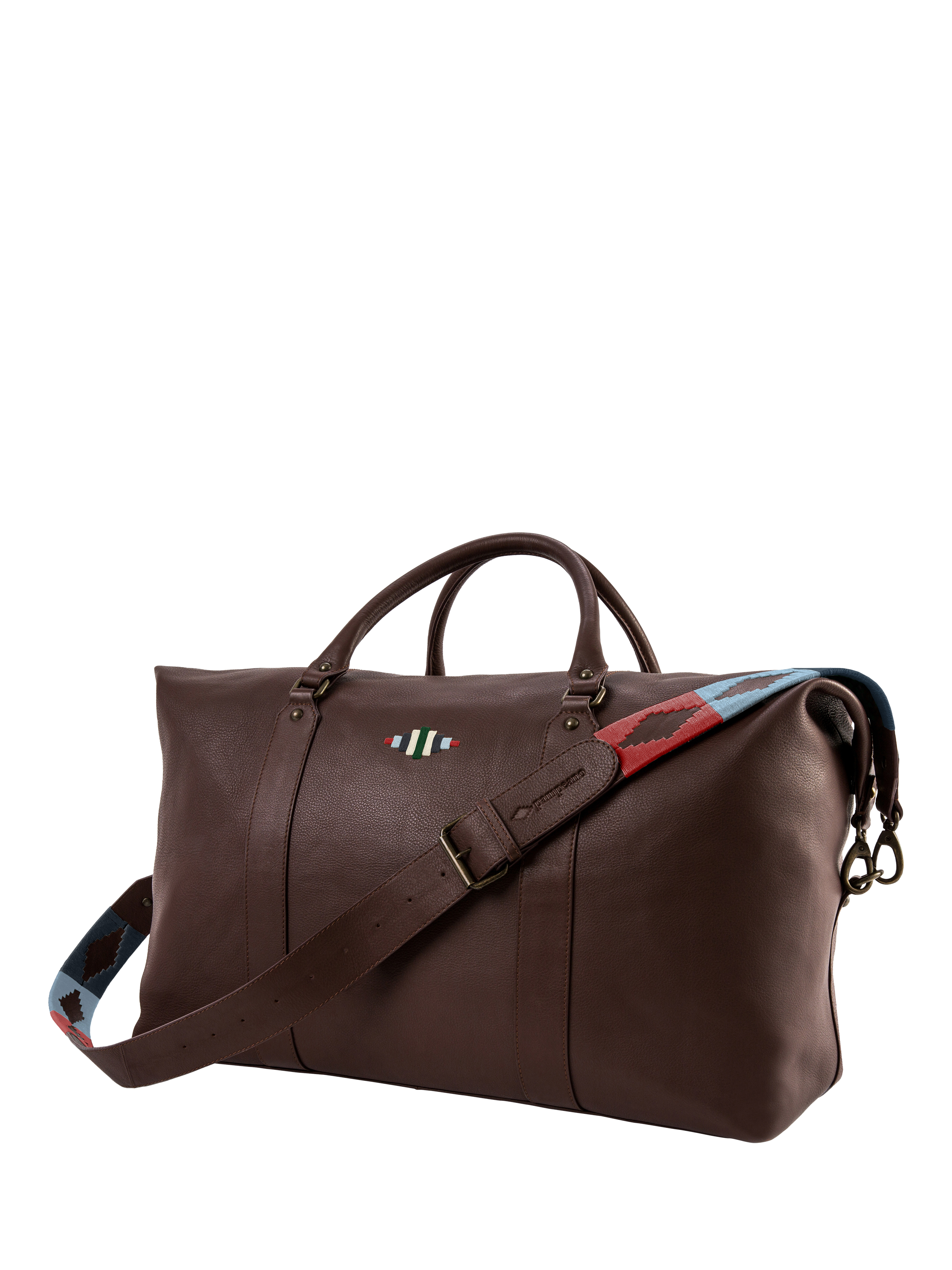 Product image 1 of 3, which shows Pampeano Caballero Leather Bag, Brown, One Size