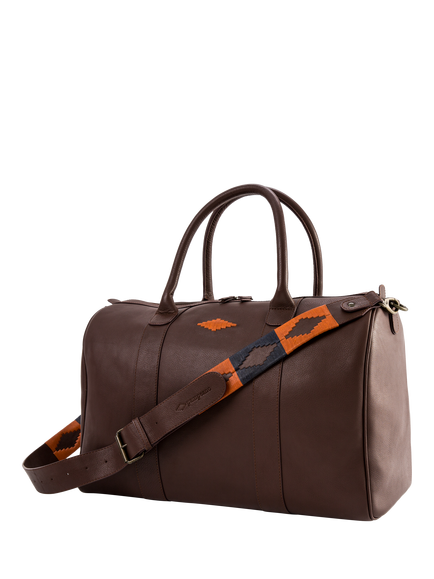 Pampeano Varon Leather Bag, Brown, Brown