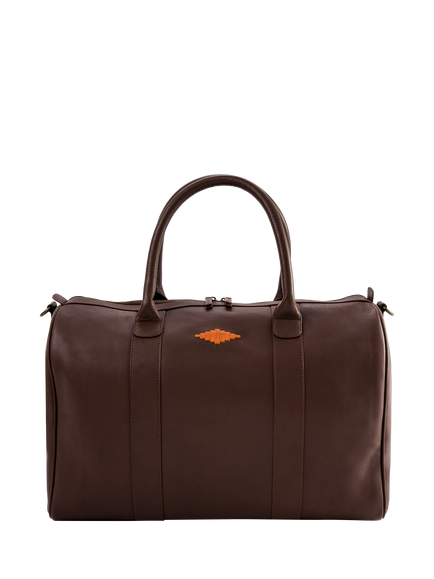 Pampeano Varon Leather Bag, Brown - view 2, Brown