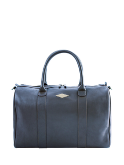 Pampeano Varon Leather Bag, Navy - view 2, Navy