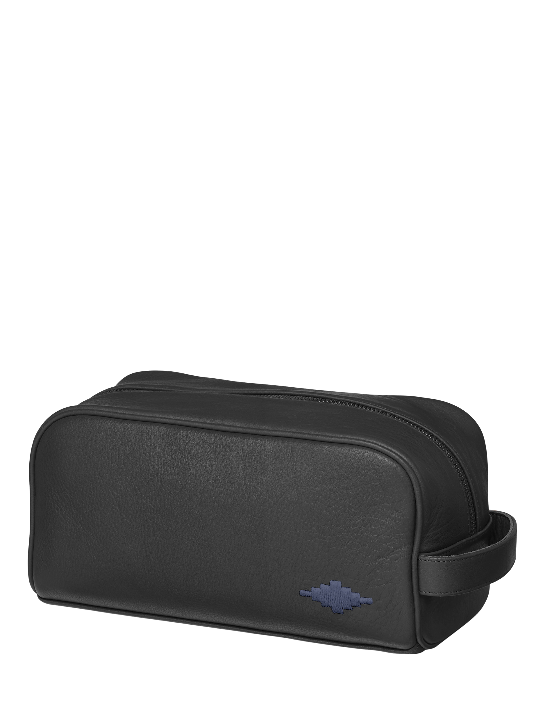 Product image 1 of 1, which shows Pampeano Hombre Leather Wash Bag, Black, One Size