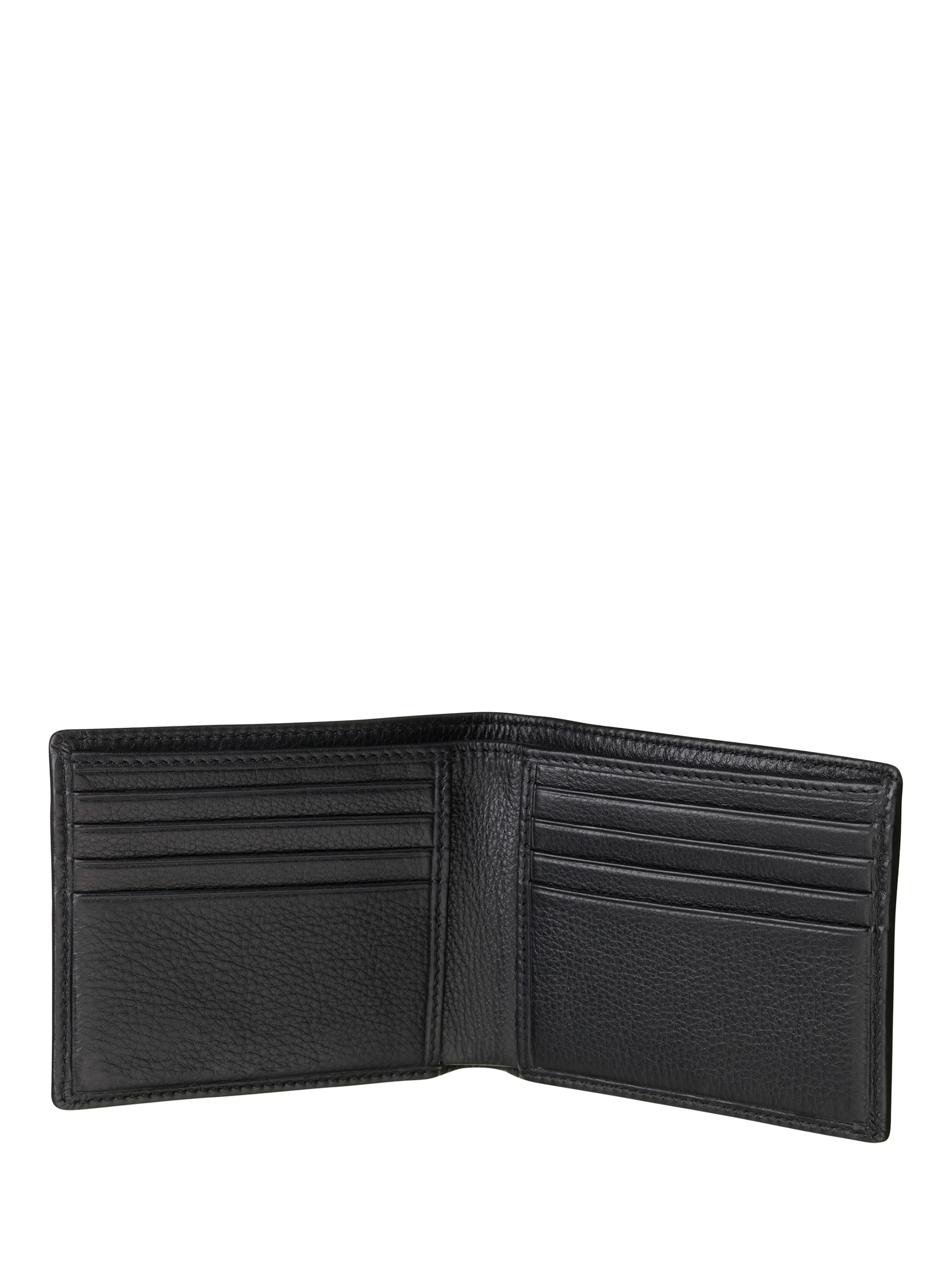 Product image 2 of 2, which shows Pampeano Dinero Leather Card Wallet, Black/Grey, One Size