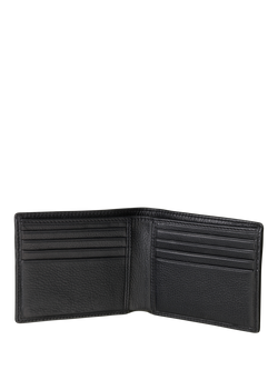 Pampeano Dinero Leather Card Wallet - view 2, Black/Grey