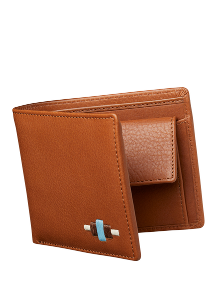 Pampeano Moneda Leather Coin Wallet, Tan