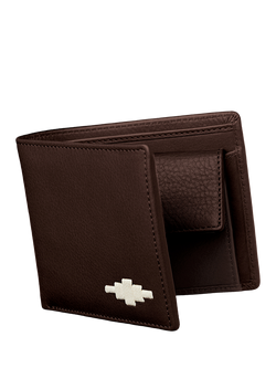Pampeano Moneda Leather Coin Wallet, Brown/Cream