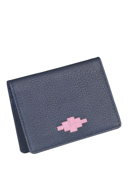 Pampeano Pase Leather Wallet, Navy