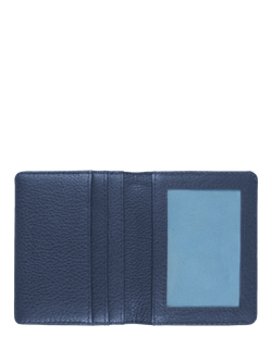 Pampeano Pase Leather Wallet - view 2, Navy
