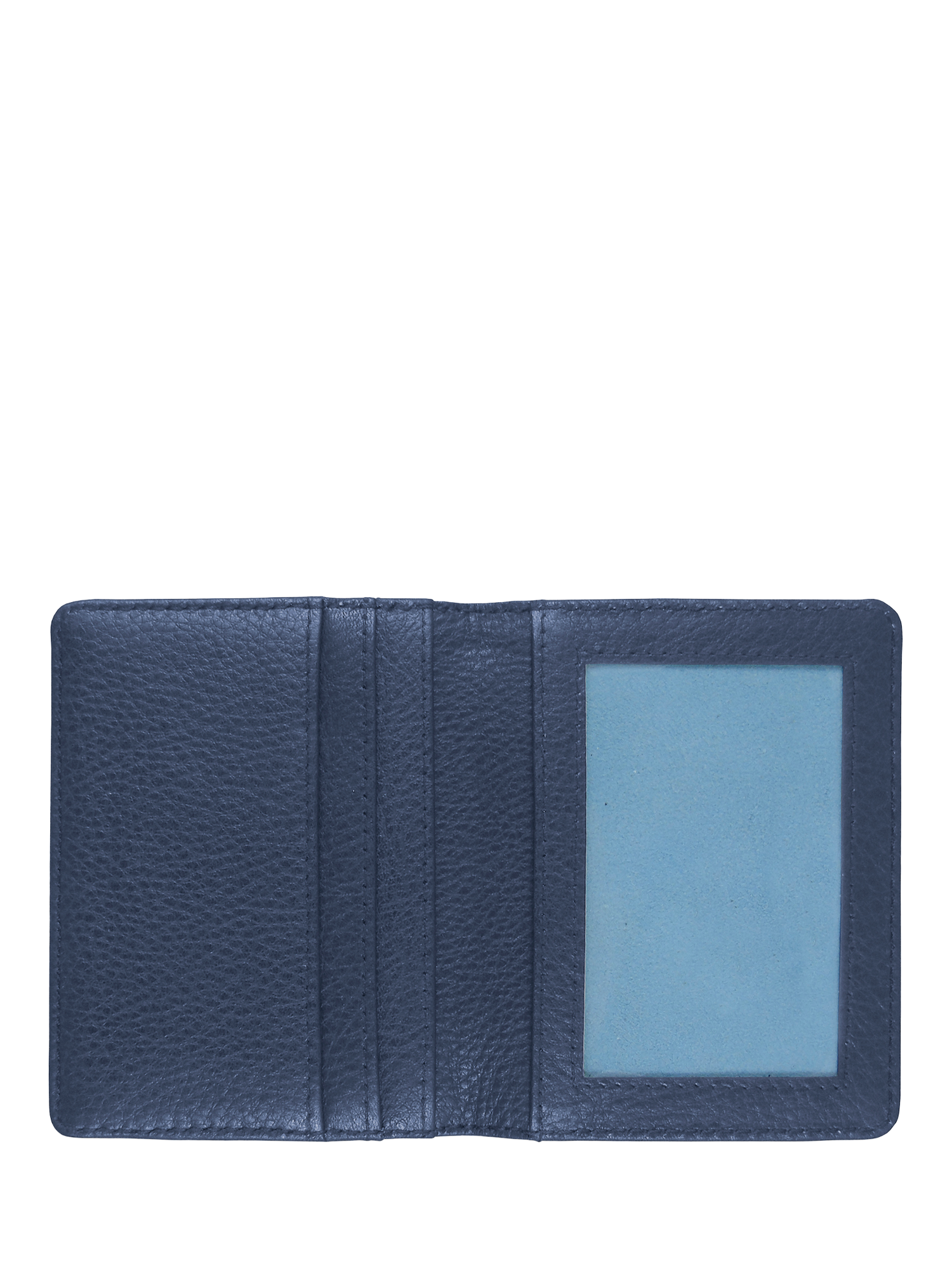 Product image 2 of 2, which shows Pampeano Pase Leather Wallet, Navy/Cream, One Size
