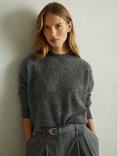 Reiss Misha Brushed Cashmere Jumper