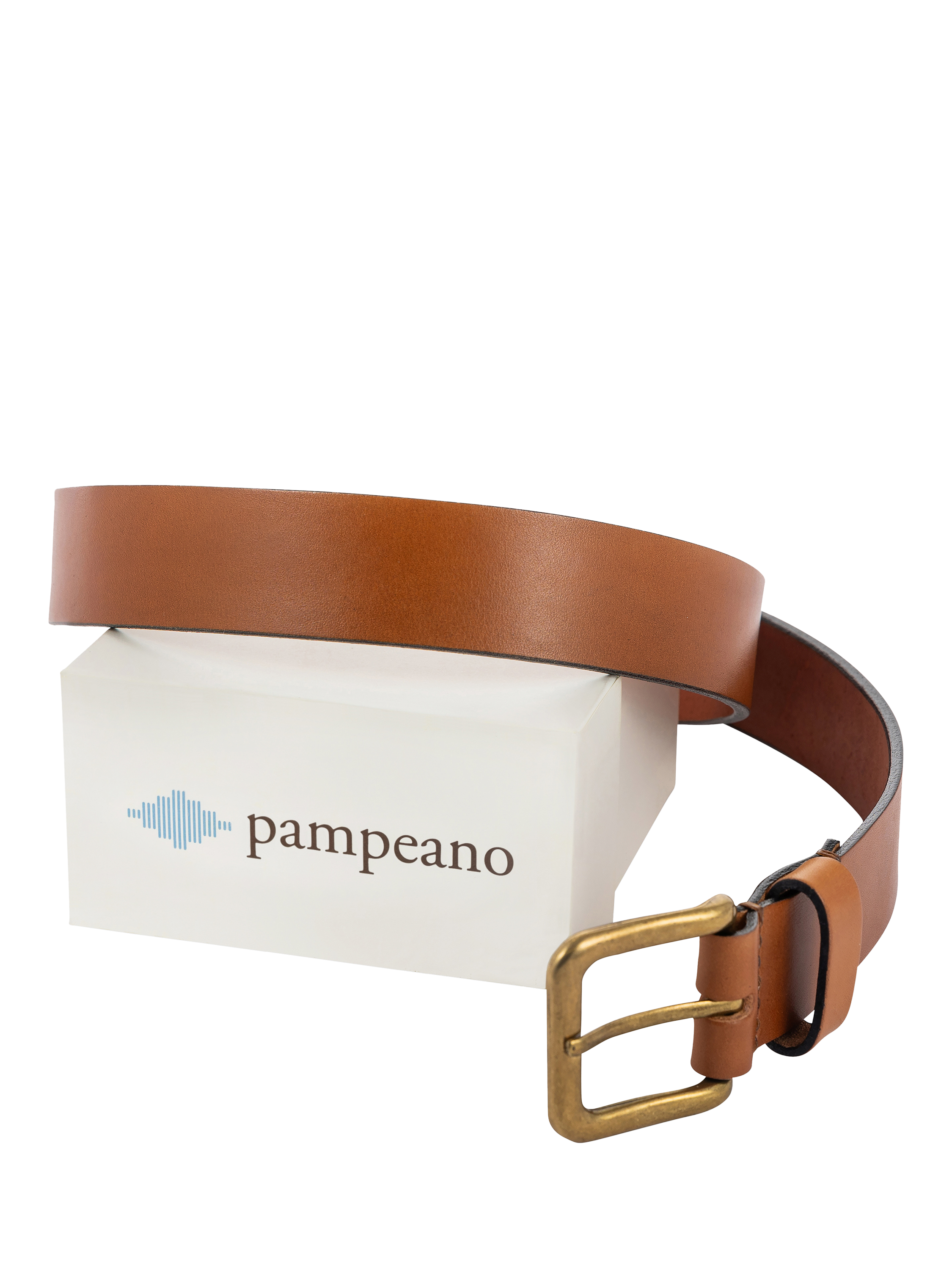 Product image 2 of 3, which shows Pampeano Leather Belt, Tan, 28