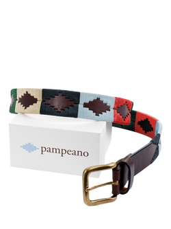 Pampeano Multi Leather Belt, Brown/Multi - view 2, Brown/Multi