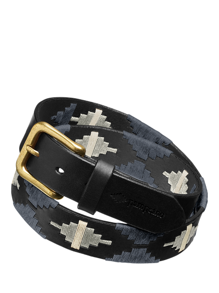 Pampeano Sierra Leather Belt, Grey