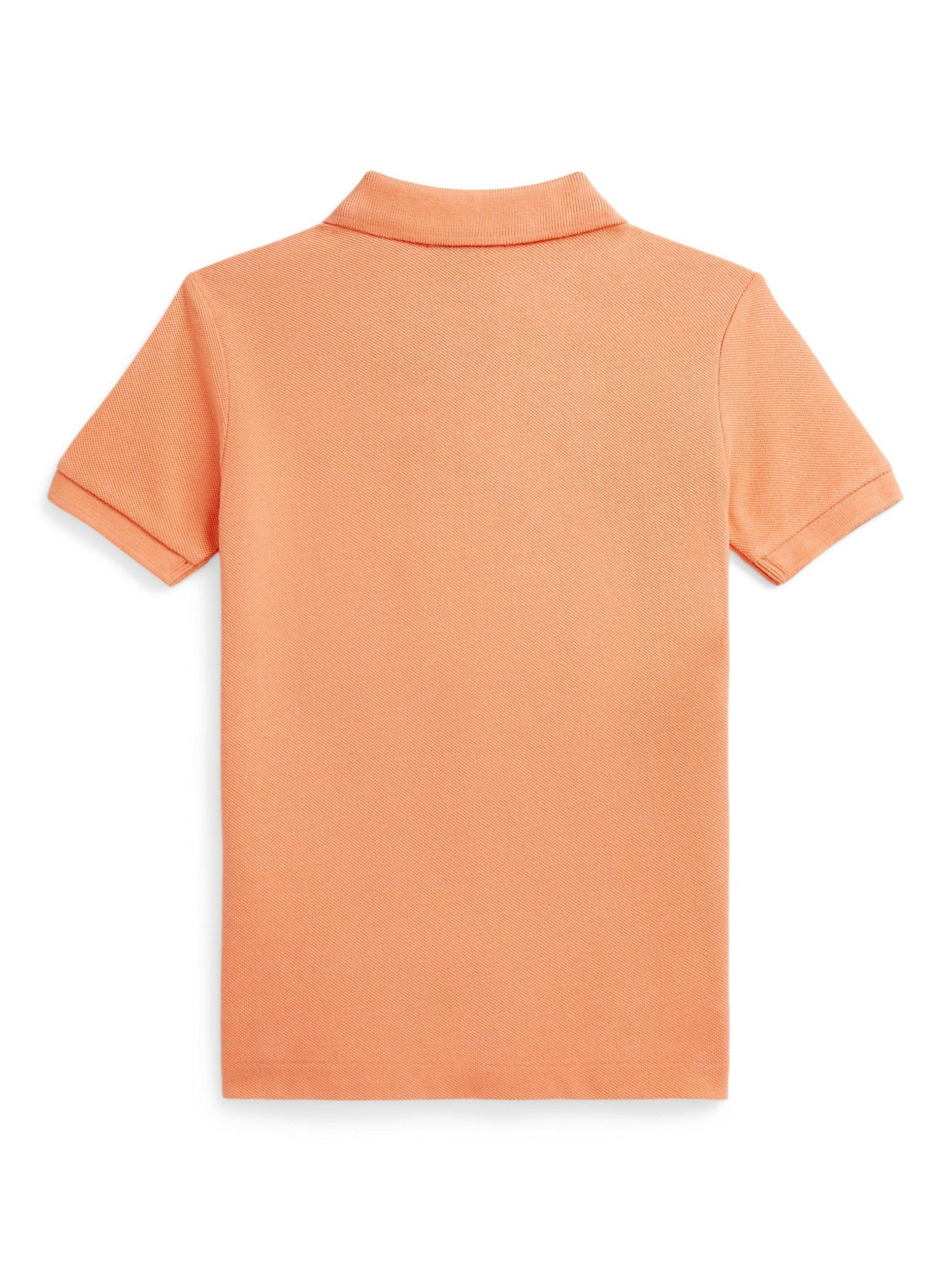 Product image 2 of 2, which shows Polo Ralph Lauren Kids' Cotton Short Sleeve Polo Shirt, Poppy, 4 years