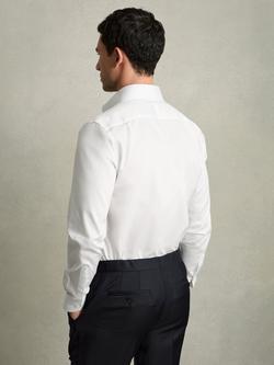 Reiss Caldwell Cotton Regular Fit Shirt - view 2, White
