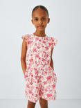 John Lewis Kids' Floral Playsuit, Multi