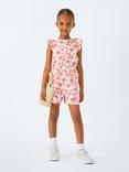John Lewis Kids' Floral Playsuit, Multi