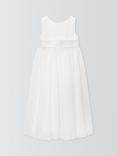John Lewis Heirloom Collection Kids' Sparkle Tulle Bridesmaid Dress, White