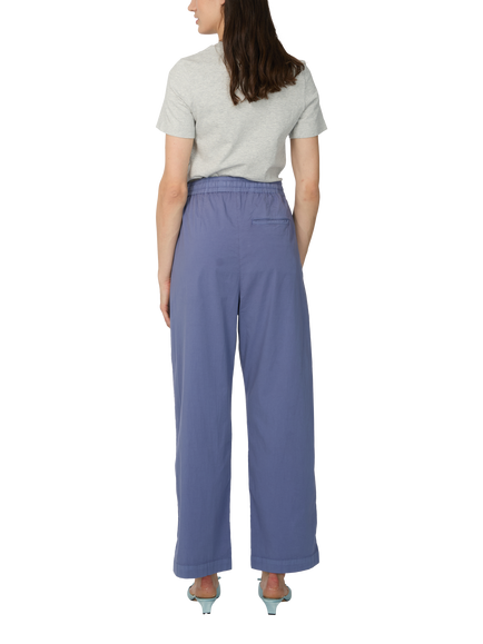 REIKO Gabrielle Straight Chino Trousers - view 2, Navy